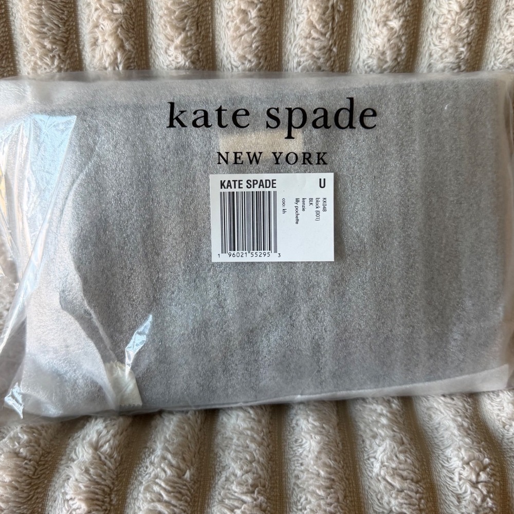 Kate Spade Lilly Pochette Black Patent Saffiano Leather Chain Bag KK048 - Picture 9 of 9